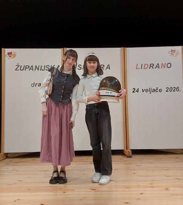 Izniman uspjeh naših učenica na Županijskoj smotri LiDraNo